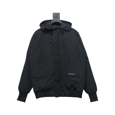 Canada Goose Chilliwack Hooded Bomber Jacket Black 01