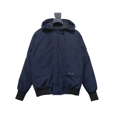 Canada Goose Chilliwack Hooded Bomber Jacket Blue 01