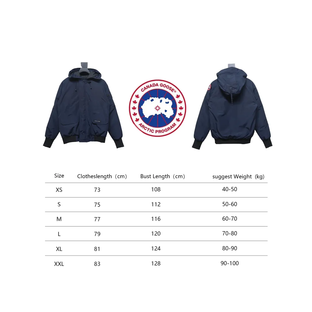 Canada Goose Chilliwack Hooded Bomber Jacket Blue