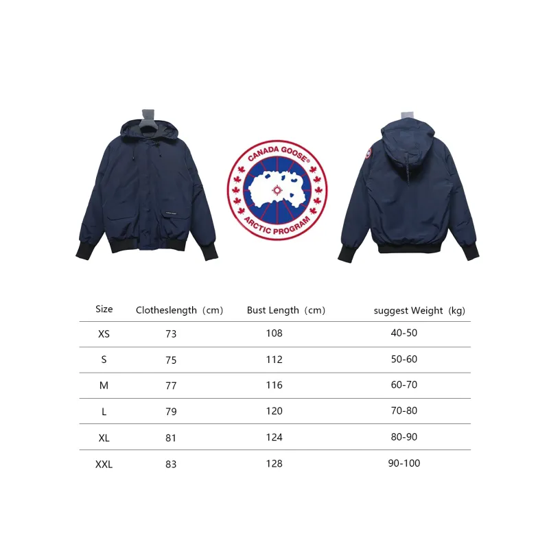 Canada Goose Chilliwack Hooded Bomber Jacket Blue