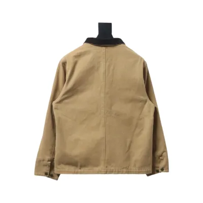 CARHART Michigan x STUSSY Jacket Brown 02