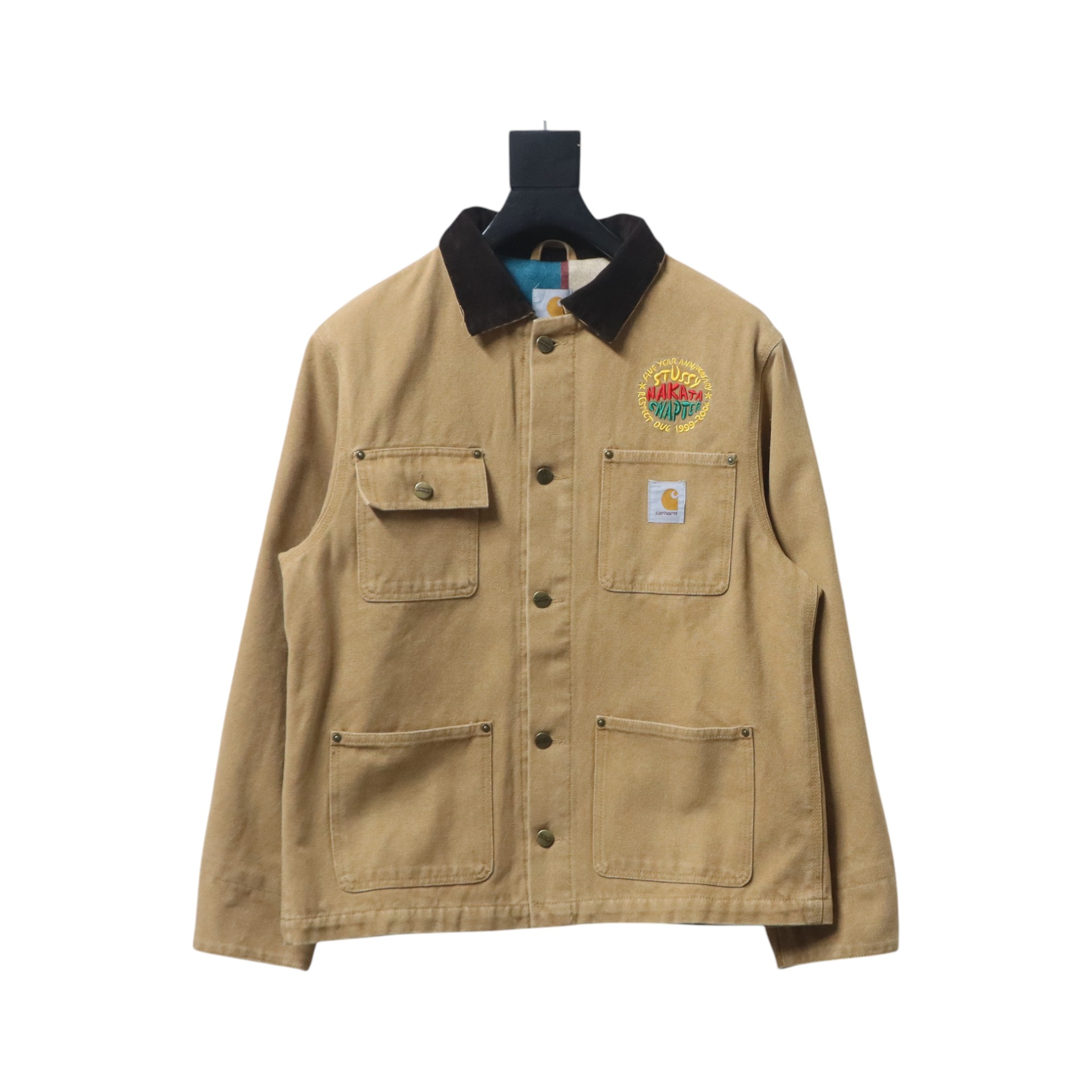 CARHART Michigan x STUSSY Jacket Brown
