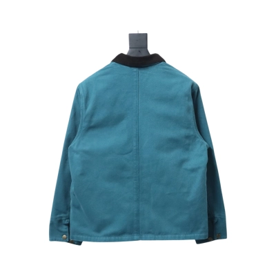 CARHART Michigan x STUSSY Jacket Blue 02