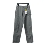 Carhartt washed distressed knee-length canvas overalls lumberjack pants