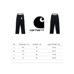 Carhartt washed distressed knee-length canvas overalls lumberjack pants black