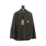 Carhartt WIP L/S Flint Regular Fit Men's Shirt Green