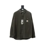 Carhartt WIP L/S Flint Regular Fit Men's Shirt Green