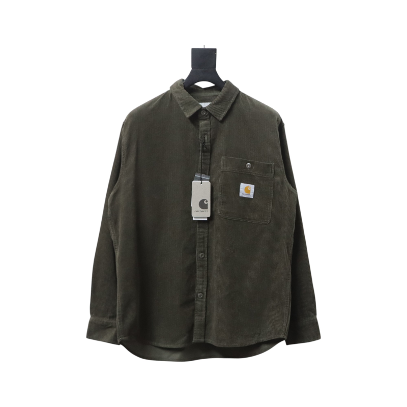 Carhartt WIP L/S Flint Regular Fit Men's Shirt Green