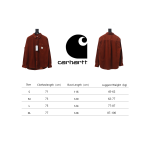 Carhartt WIP L/S Flint Regular Fit Men's Shirt Red