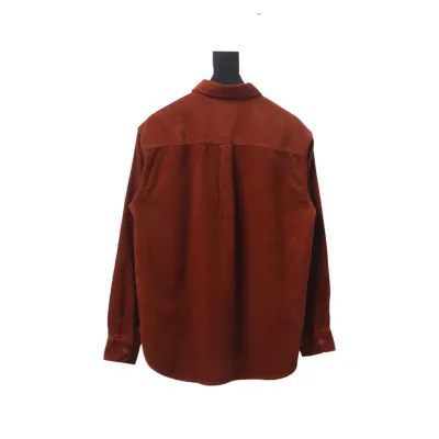 Carhartt WIP L/S Flint Regular Fit Men's Shirt Red 02