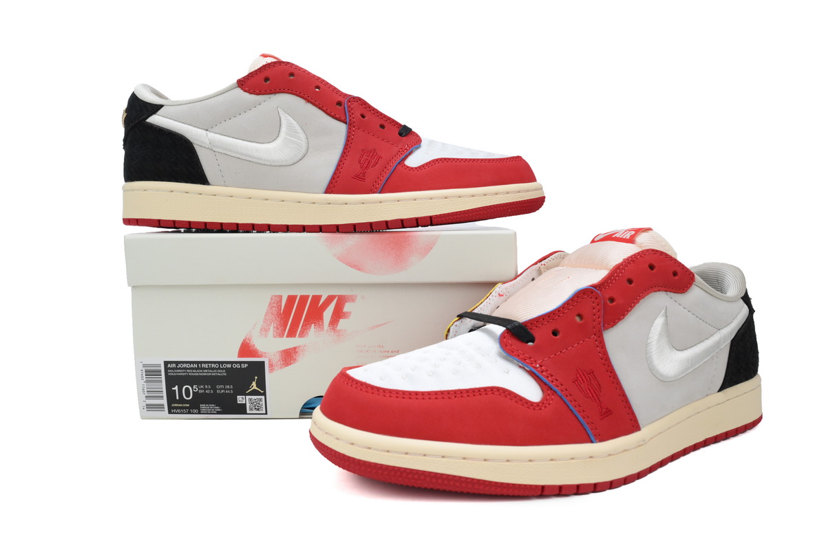 PK God Batch Air Jordan 1 Retro Low x Trophy Room HV6157-100