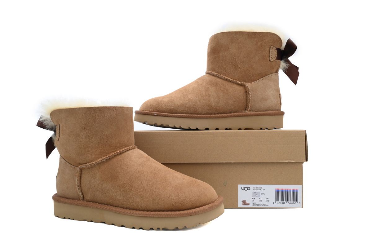 UGG Mini Bailey Bow II Khaki 1016501