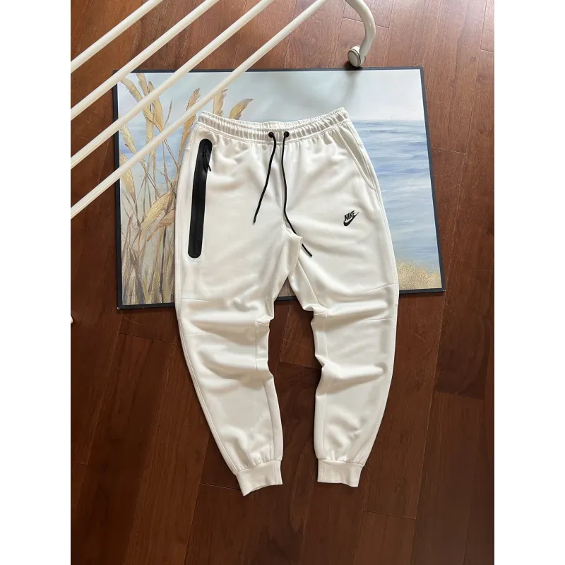 Nike Sportswear Tech Fleece Windrunner Hoodie & Joggers Pant Set White YZ FB7922 FB8002