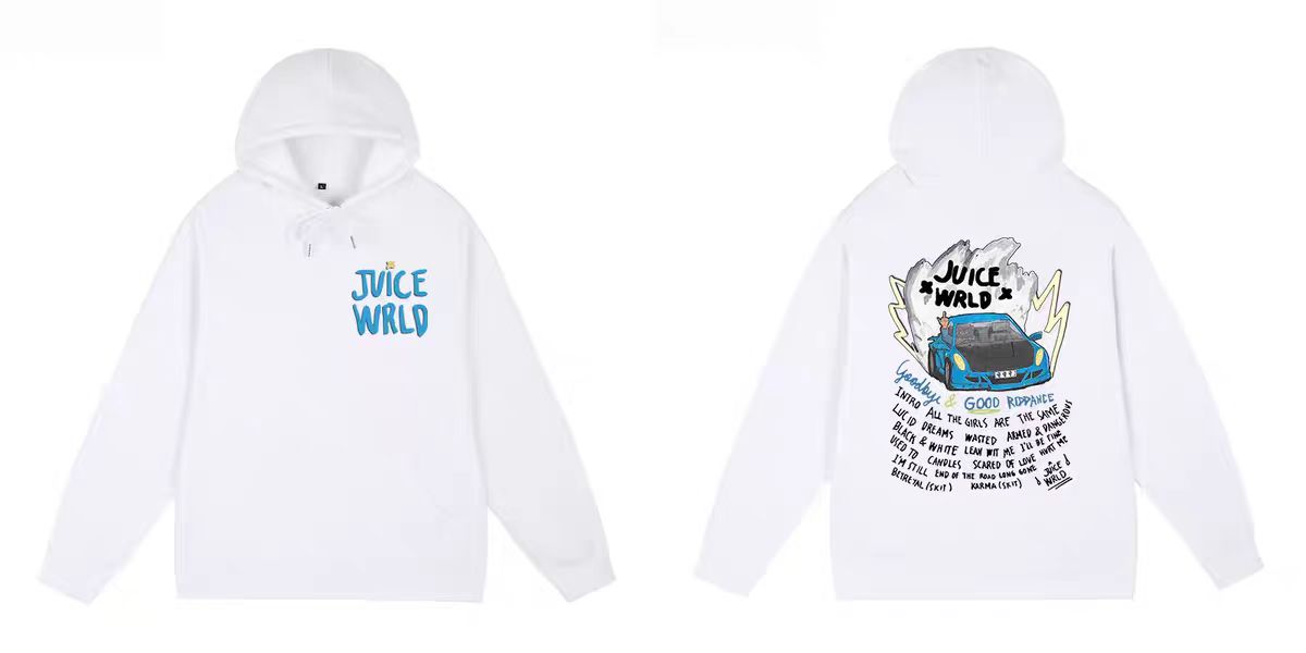 Juice Wrld 999 Hoodie White YZ 241126