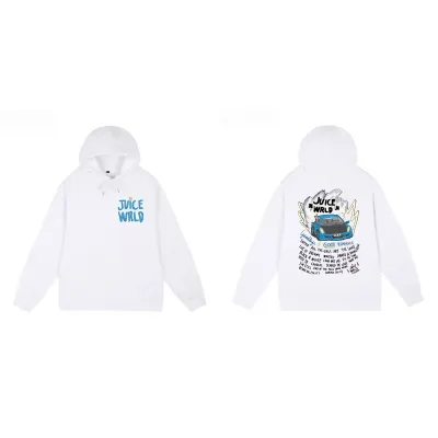 Juice Wrld 999 Hoodie White YZ 241126 01
