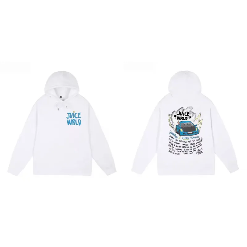 Juice Wrld 999 Hoodie White YZ 241126