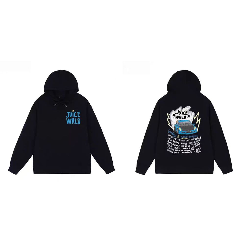 Juice Wrld 999 Hoodie Black YZ 241126
