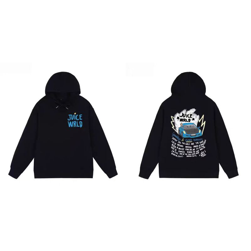 Juice Wrld 999 Hoodie Black YZ 241126