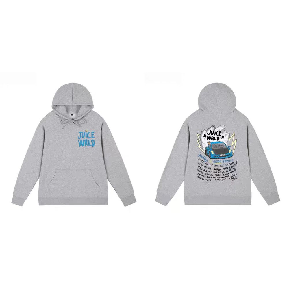 Juice Wrld 999 Hoodie Grey YZ 241126