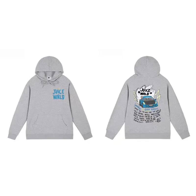 Juice Wrld 999 Hoodie Grey YZ 241126