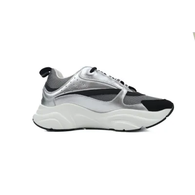 Dior B22 Sneaker Black Grey Silver Cream CK240921 02