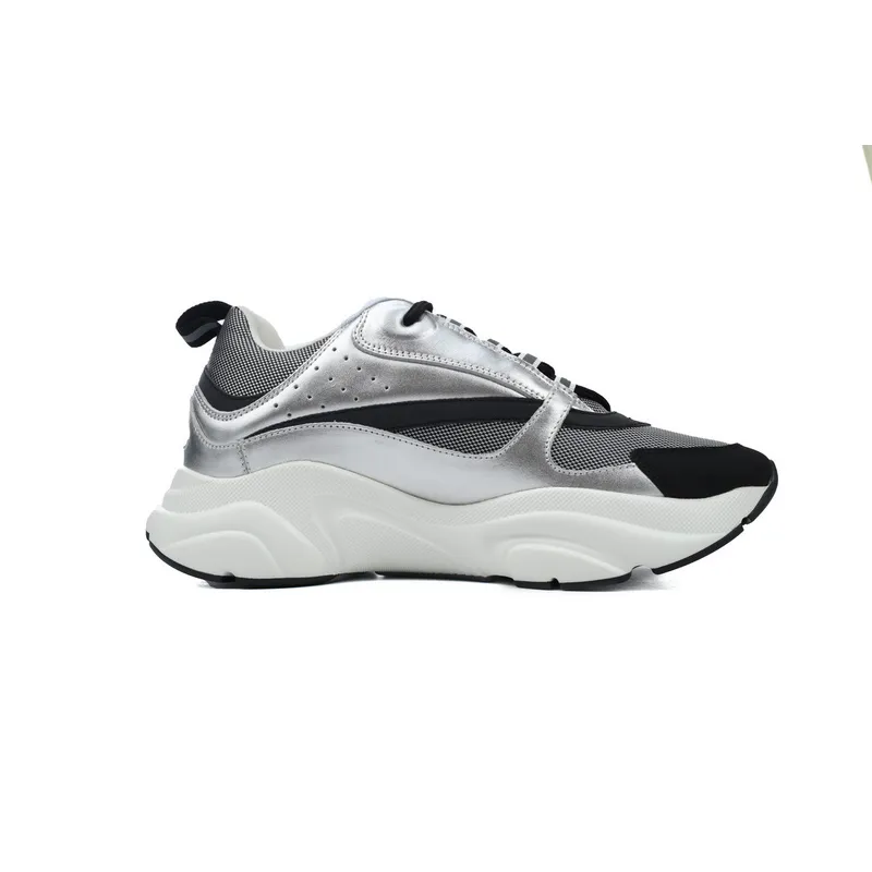 Dior B22 Sneaker Black Grey Silver Cream CK240921