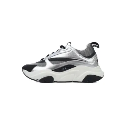 Dior B22 Sneaker Black Grey Silver Cream CK240921 01