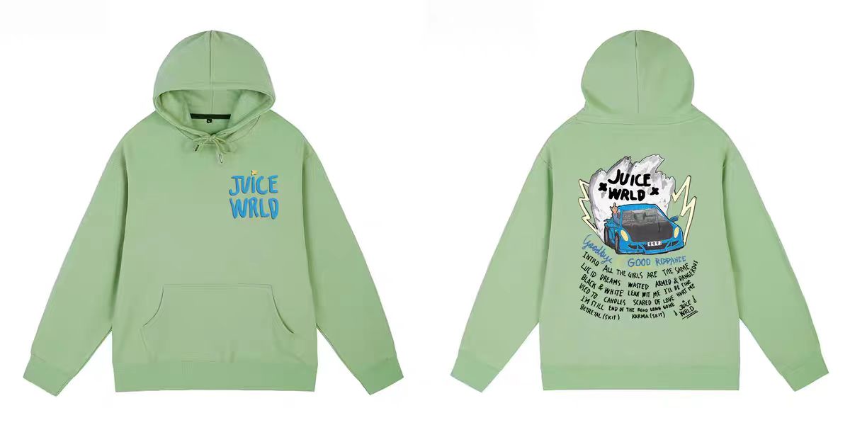 Juice Wrld 999 Hoodie Green YZ 241126