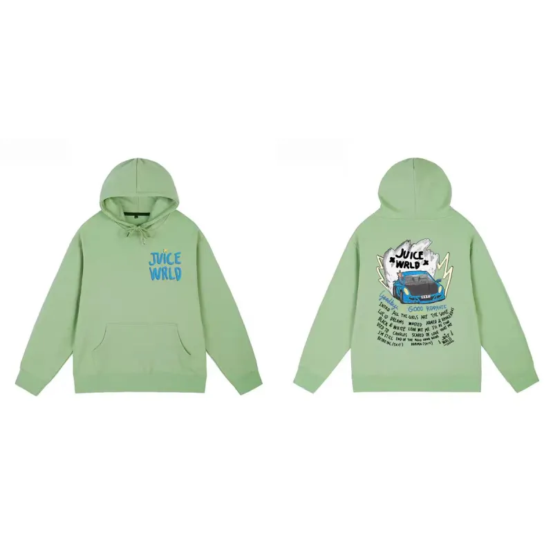 Juice Wrld 999 Hoodie Green YZ 241126