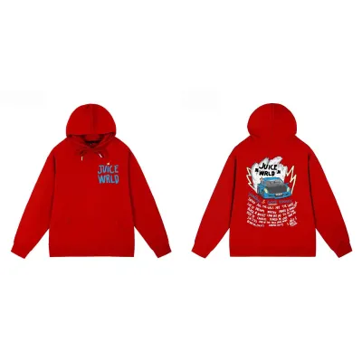 Juice Wrld 999 Hoodie Red YZ 241126 01
