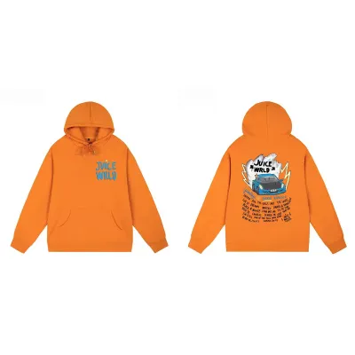 Juice Wrld 999 Hoodie Orange YZ 241126 01