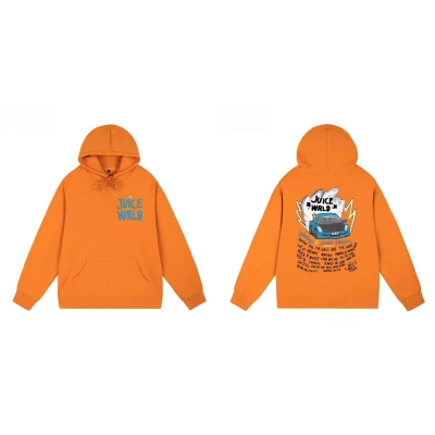 Juice Wrld 999 Hoodie Orange YZ 241126 01