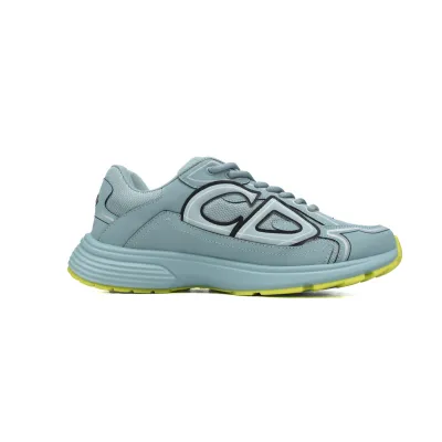 Dior B30 Sneaker Blue Mesh and Technical Fabric  02
