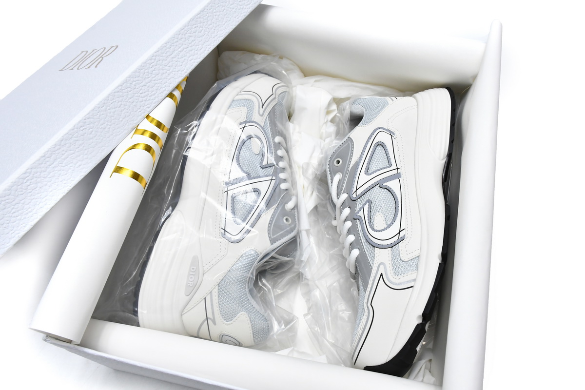 Dior B30 Sneakers Gray White 3SN279ZLZ_H860