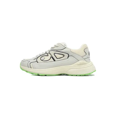 Dior B30 Sneakers Reflective CD30 Cream Green 3SN279ZRD-H166 01