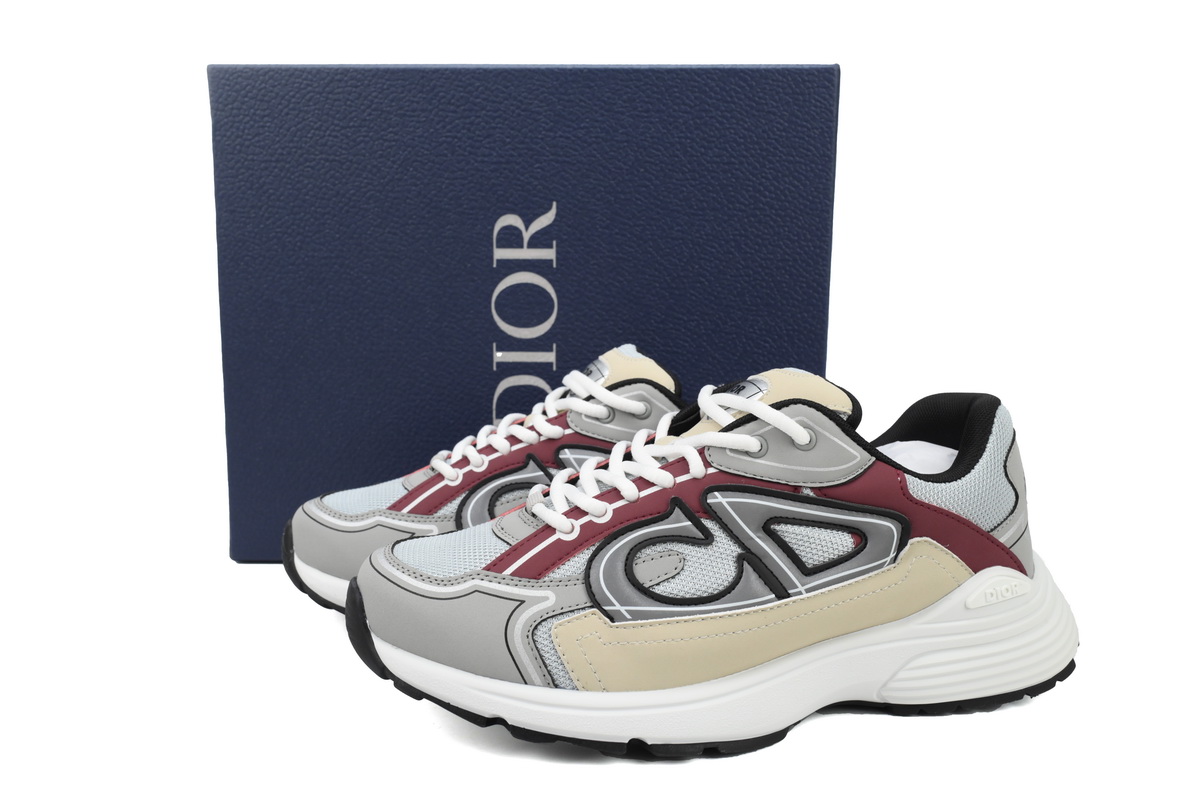 Dior B30 Sneakers White Brown Beige 3SN279ZMA-16141