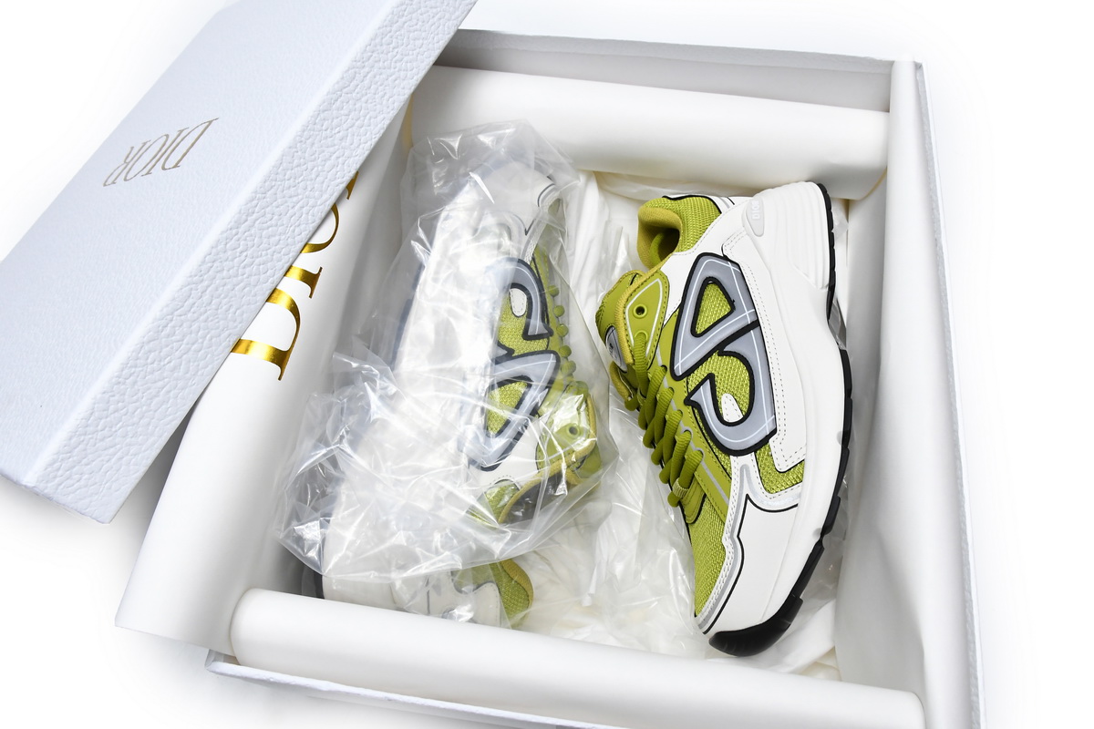 Dior B30 Sneakers White Yellow 3SN279ZLX_H661