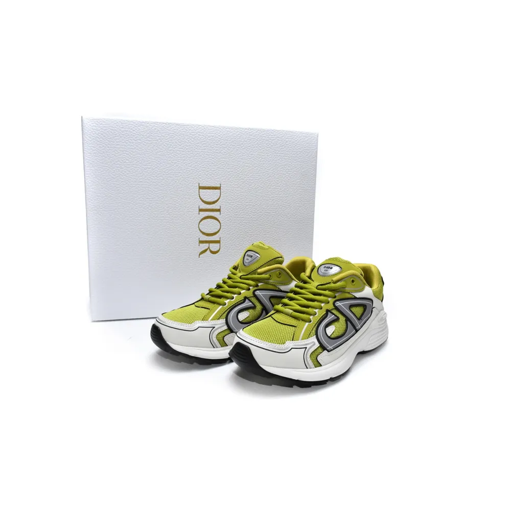 Dior B30 Sneakers White Yellow 3SN279ZLX_H661