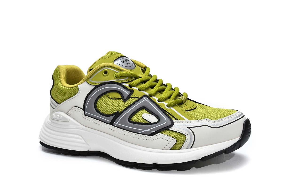 Dior B30 Sneakers White Yellow 3SN279ZLX_H661