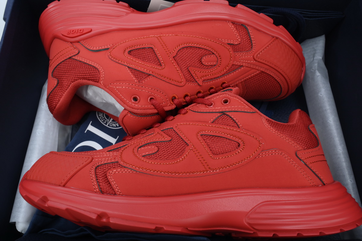Dior B30 x Stone Island Sneaker Red CK241115