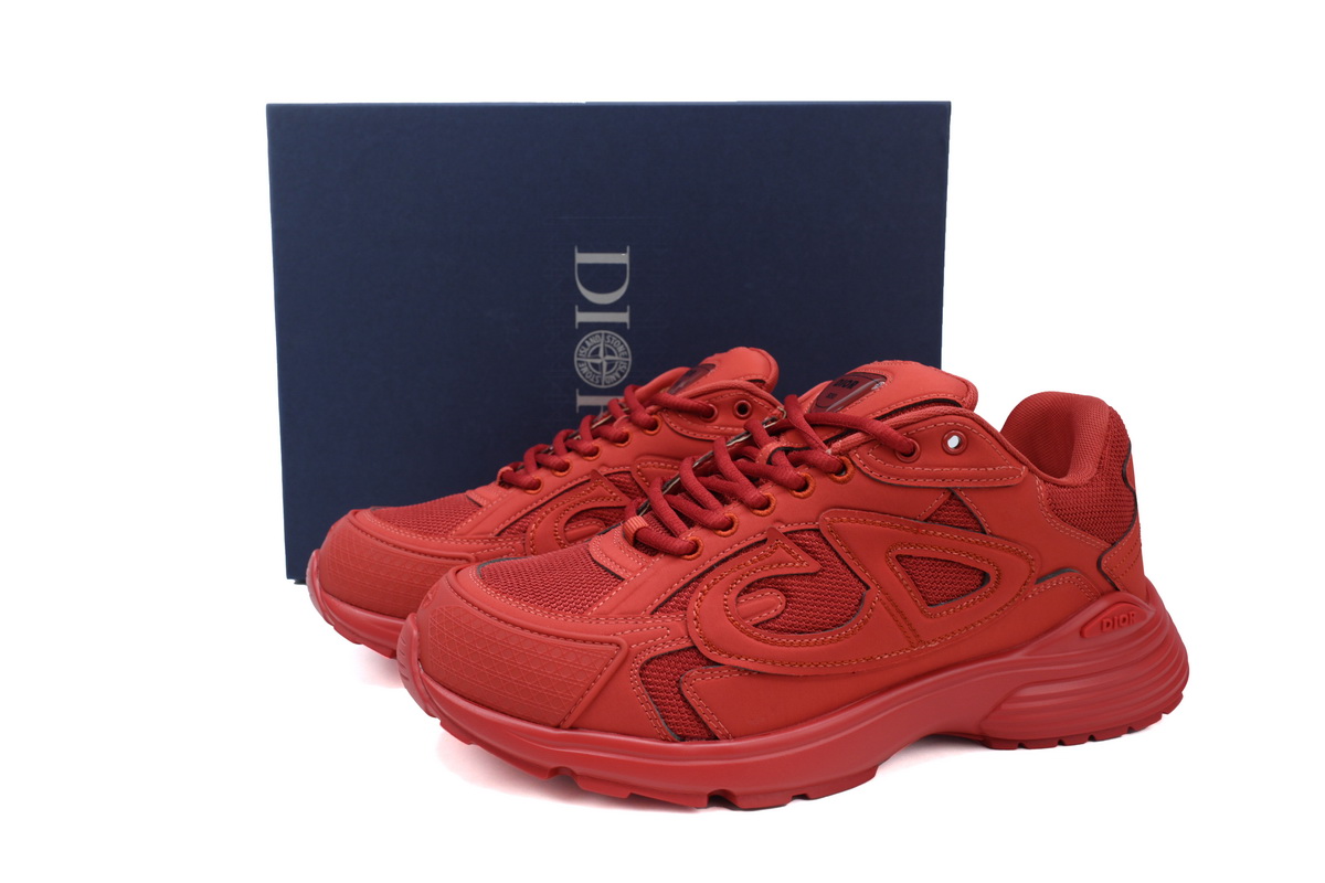 Dior B30 x Stone Island Sneaker Red CK241115