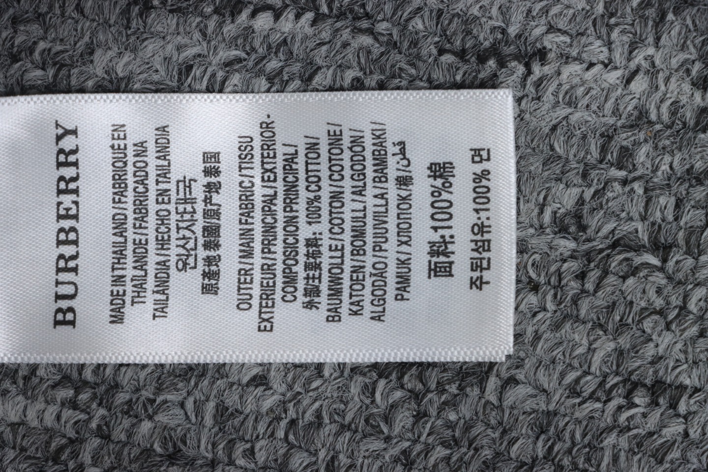 Burberry Check Down Jacket Blue CK 520698670