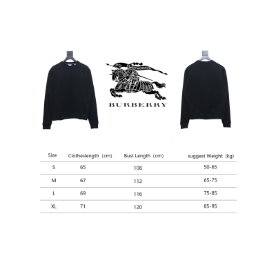 Burberry Cotton Sweatshirt Black CK WR2802024016 02