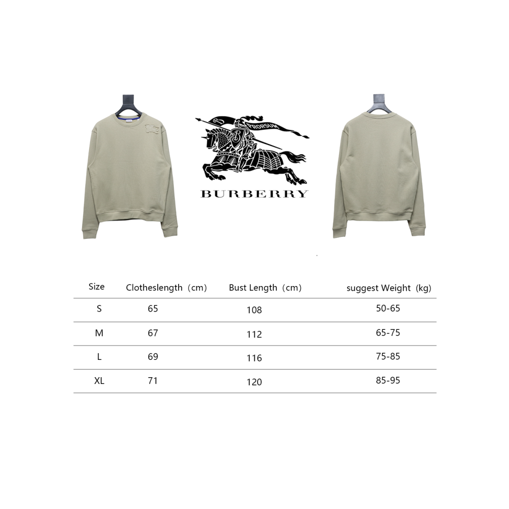 Burberry EKD Cotton Sweatshirt Sesame CK WR2802024016