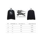 Burberry Embroidered EKD Cotton Sweatshirt Black CK WR2602024014