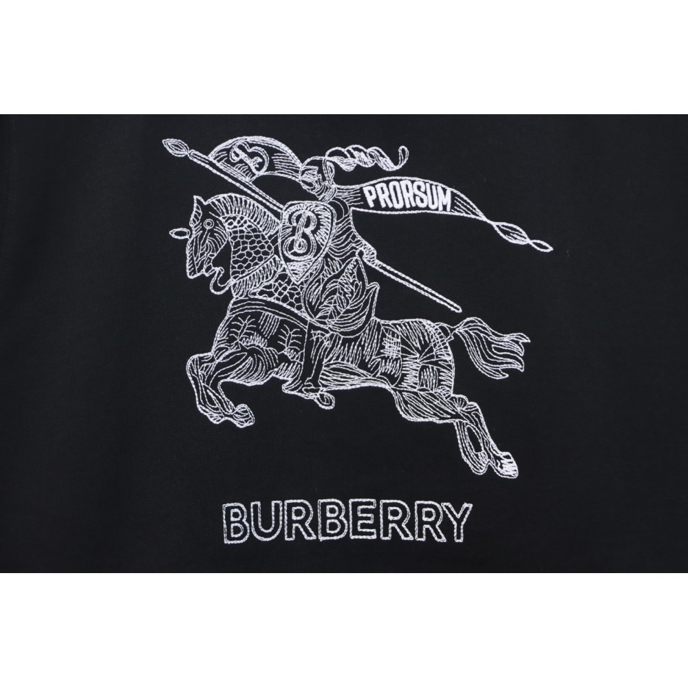 Burberry Embroidered EKD Cotton Sweatshirt Black CK WR2602024014