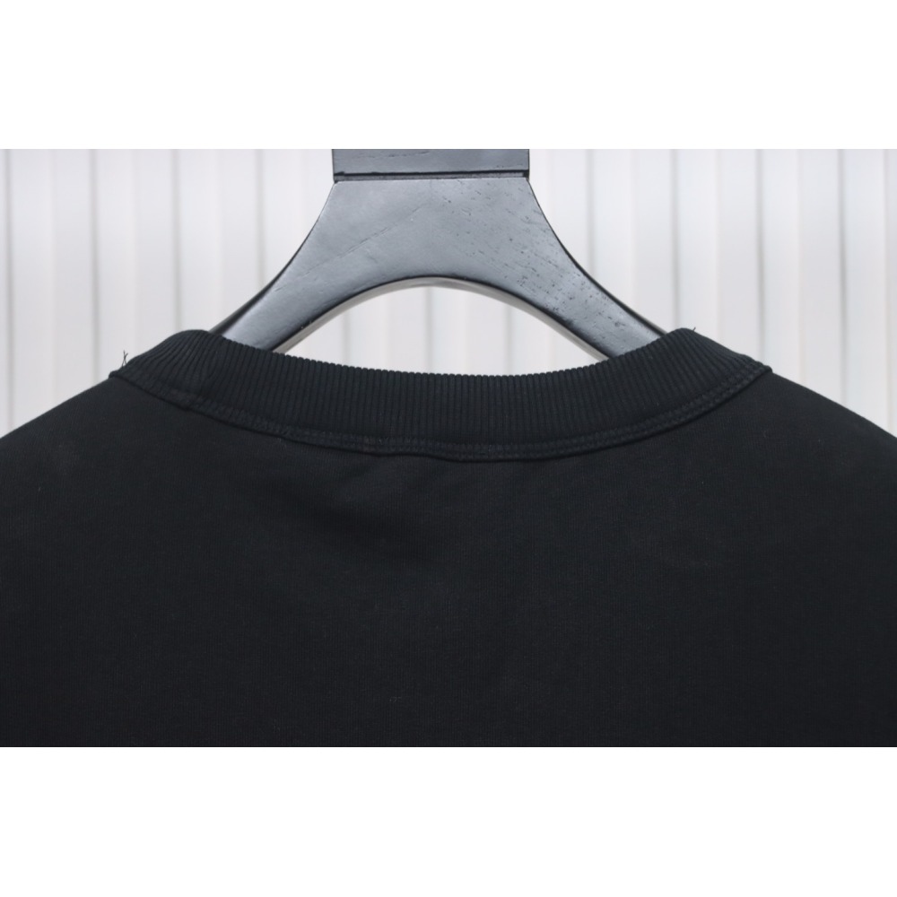 Burberry Embroidered EKD Cotton Sweatshirt Black CK WR2602024014