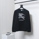 Burberry Embroidered EKD Cotton Sweatshirt Black CK WR2602024014