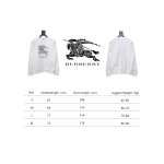 Burberry Embroidered EKD Cotton Sweatshirt White CK WR2602024014