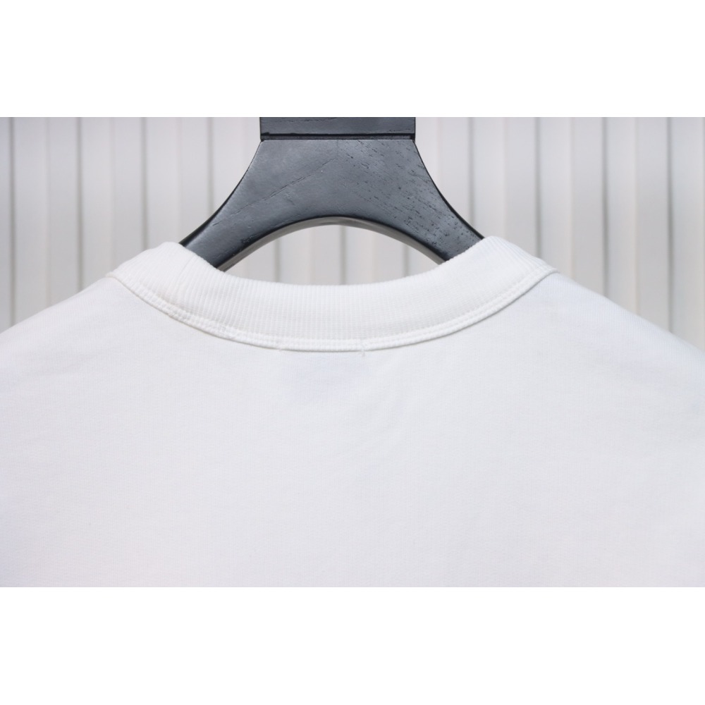 Burberry Embroidered EKD Cotton Sweatshirt White CK WR2602024014